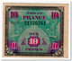 FRANCE,MILITARY CURRENCY,10 FRANCS,1944,P.116,VF,FEW PIN HOLES - Otros & Sin Clasificación