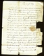 CP 8- LETTRE AVEC CURSIVE ROUGE BUREAU DES DÉPUTÉS + CAD BLEU + TAXE BLEUE 10 DECIMES + CAD ARRIVÉE -  4 SCANS - 1801-1848: Précurseurs XIX