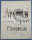CAF CONC ESPAGNE DANSE PIANO GF PARTITION XIX AY CHIQUITA FRIEDRICH BURGMÜLLER MAËSTRO IRADIER 1864 ILL BARBIZET B. BORD - Autres & Non Classés