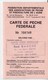 Carte De Pêche Fédérale Limoux (Aude) 1995 " Pescofi Féminin " OUI !  Avec Offre Abonnement Magazine "Le Pêcheur" TBE - Autres & Non Classés