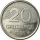 Monnaie, Brésil, 20 Cruzeiros, 1985-1991, TTB, Stainless Steel, KM:593.2 - Brésil