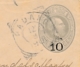 Nederlands Indië - 1901 - 10 Op 12,5 Cent Willem III, Envelop G10 Lokaal Gebruikt VK Padang - Nederlands-Indië