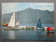 CP 73 AIX LES BAINS - Le Lac Du Bourget Et La Dent Du Chat  - Port De Plaisance , Voiliers 1969 - Aix Les Bains