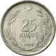 Monnaie, Turquie, 25 Kurus, 1966, TTB, Stainless Steel, KM:892.3 - Turquie