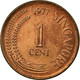 Monnaie, Singapour, Cent, 1977, TTB, Copper Clad Steel, KM:1a - Singapore