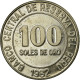 Monnaie, Pérou, 100 Soles, 1982, TTB, Copper-nickel, KM:283 - Peru