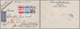 2 ENVELOPPES / 2 LETTERS / COVERS - MAILED In 1934 : CSEPEL / HUNGARY To CLUJ / ROMANIA - LÉGI POSTA / PAR AVION (ac237) - Lettres & Documents