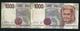 1984 / 96 ITALIA - 1.000 Lire - Marco Polo"SPL E B" Ciampi / Stevani + Montessori " B E B " - Fazio / Amici - 15 - 1.000 Lire