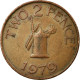 Monnaie, Guernsey, Elizabeth II, 2 Pence, 1979, Heaton, TB+, Bronze, KM:28 - Guernesey