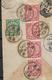 CHINA COILING DRAGON TO FRANCE THROUGH CANTON AND HONG KONG ONE STAMP MISSING - Lettres & Documents