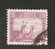 Bo4-8-1. America Correos De BOLIVIA 5 Cts 1939 LLAMAS - Bolivia