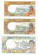 Papeete 6 Note Set 1969-85 COPY - Papeete (Polinesia Francesa 1914-1985)