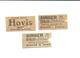 3 Tickets Anciens. BUS. The London General Omnibus Co. Ltd. Voir Description - Europa