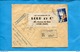 Guerre D'Indochine-MARCOPHILIE-lettre REC AVION -cad Poste Aux Armées411-SP 70667   1956-taxe Aérienne 50Frs - Guerre D'Indochine / Viêt-Nam