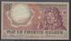 Netherlands  25 Gulden 10-4-1955 - NO: 3 GW 013822  - See The 2 Scans For Condition.(Originalscan ) - 25 Gulden