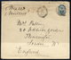 RUSSIA 1895 10 K. Stationery Envelope Used To England From Severnovskaya, Kherson Guberniya - Ganzsachen