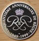 Médaille Monaco 50 ème Anniversaire Du Règne De Rainier III 1999 - Autres & Non Classés