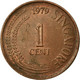 Monnaie, Singapour, Cent, 1979, TTB, Copper Clad Steel, KM:1a - Singapour