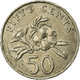 Monnaie, Singapour, 50 Cents, 1990, British Royal Mint, TTB, Copper-nickel - Singapour