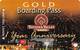 Thunder Valley Casino Lincoln CA - BLANK 1st Year Anniversary Gold Boarding Pass Slot Card - Casino Cards