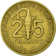 Monnaie, West African States, 25 Francs, 1997, TTB, Aluminum-Bronze, KM:9 - Costa De Marfil