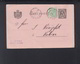 Romania Stationery Uprated 1881 Dorohoi To Poland Kobior - Covers & Documents