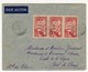 SENEGAL - Belle Enveloppe Affr. Composé 3 X 90c Exposition Internationale De Paris - Dakar Sucoursale 1937 - Covers & Documents