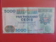 GHANA 5000 CEDIS 2001 CIRCULER - Ghana