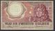 Netherlands  25 Gulden 10-4-1955 - NO: 2 RX 009373  - See The 2 Scans For Condition.(Originalscan ) - 25 Gulden