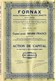 Action De Capital De Fornax Hal Anciens établ. Valentin Spinette 1931 Fabrication De Fours Industriels - D - F