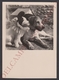 Joli Snapshot C.1935 Photo D'un Chien à Coté D'un Chien En Peluche -  9x6 Cm - Autres & Non Classés
