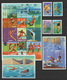 Gambia 1996 Olympic Games Atlanta, Football Soccer, Volleyball Etc. Set Of 4 + 2 Sheetlets + 2 S/s MNH - Ete 1996: Atlanta