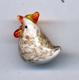 Feve Verre Poule Coq - Animaux