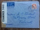 SWITZERLAND 1941 Air Mail Censor Cover Chateau D`Oex To Falmouth England - Covers & Documents