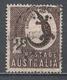 Australia 1948. Scott #212 (U) Fauna, Crocodile * Perforated - Perfin