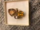 Anello  Di Bigiotteria Vintage Con Cristalli Molto Elegante - Ringe