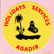 Sticker - HOLIDAYS SERVICES - AGADIR - Autocollants