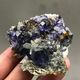 Delcampe - Fluorite Bleue Avec Quartz Fumé, Fujian, Chine, 85 G., 6,8 X 5,3 X 2,3 Cm. - Mineralien