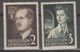 Liechtenstein 1955 Definitives Fürst & Fürstin 2v ** (3fr Very,very Small Spot In Gum) (42721) - Ongebruikt