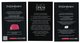 YVES SAINT LAURENT Black Opium Eau De Parfum Tube Sur Carte + Trois Cartes - Echantillons (tubes Sur Carte)