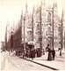 AK-1694/ Milano Il Domo Straßenbahn  Italien  Stereofoto V Alois Beer ~ 1900 - Photos Stéréoscopiques