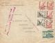 Spain Espana 1937 Palma De Mallorca 5c Local Stamp Censor Censura Par Avion Jusqu'à Rome Cover - Nationalistische Censuur