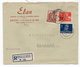 1946 YUGOSLAVIA, SLOVENIA, BEGUNJE TO BELGRADE, ELAN, SKI MANUFACTURER, RECORDED - Covers & Documents