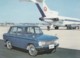 Japan Mazda Auto Advertisement, Car At Airport With Jet C1960s/70s Vintage Postcard - Voitures De Tourisme