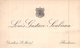 Carte De Visite De  Mr Louis Gustave Soubiran Distillerie St Michel Bordeaux - Cartoncini Da Visita