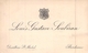 Carte De Visite De  Mr Louis Gustave Soubiran Distillerie St Michel Bordeaux - Visiting Cards