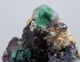 Fluorite Verte Avec Mica Des Monts Erongo, Namibie. 71 Gr. 6,8 X 5,1 X 2,3 Cm - Mineralien