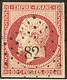 No 17Ad, Vermillonné, Obl Pc. - TB - 1853-1860 Napoléon III