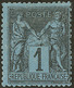 * Bleu De Prusse. No 84. - TB. - RR - 1876-1878 Sage (Type I)