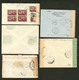 Lettre. Lot. 1934-1944, 5 Enveloppes Affts Divers. - TB Ou B - Autres & Non Classés